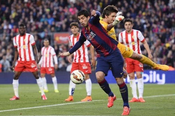 barcelona beats almeria la liga 2015 barcelona beats almeria la liga 2015
