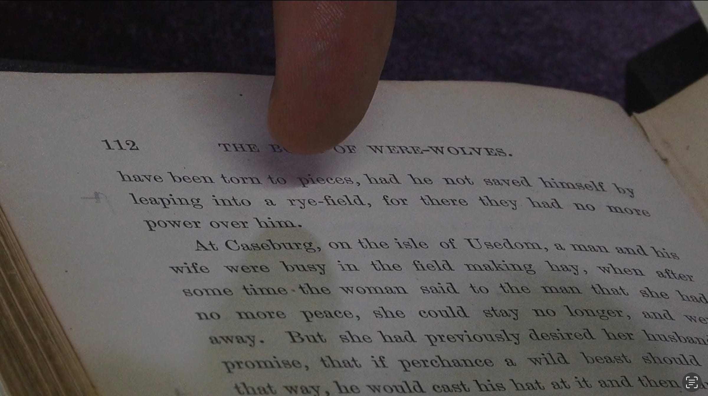 Annotazione di Bram Stoker, lo scrittore di Dracula, a margine di un testo della London Library.