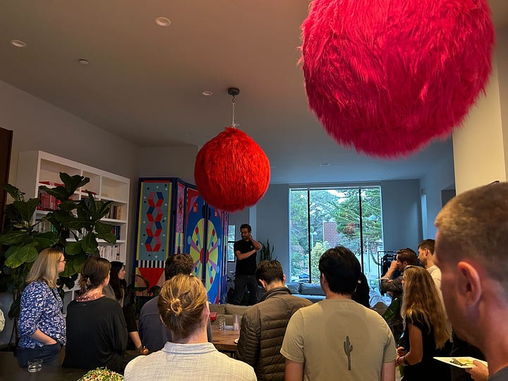 A series of images showing the ARIA team speaking about the Programme Director role and selection process.
