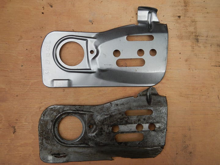 Protective plate under Rancher 460 clutch cover