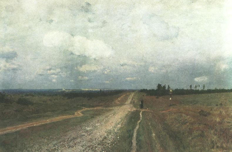 Isaac Levitan, The Vladimirka Road, 1892 Isaac Levitan, The Vladimirka Road, 1892