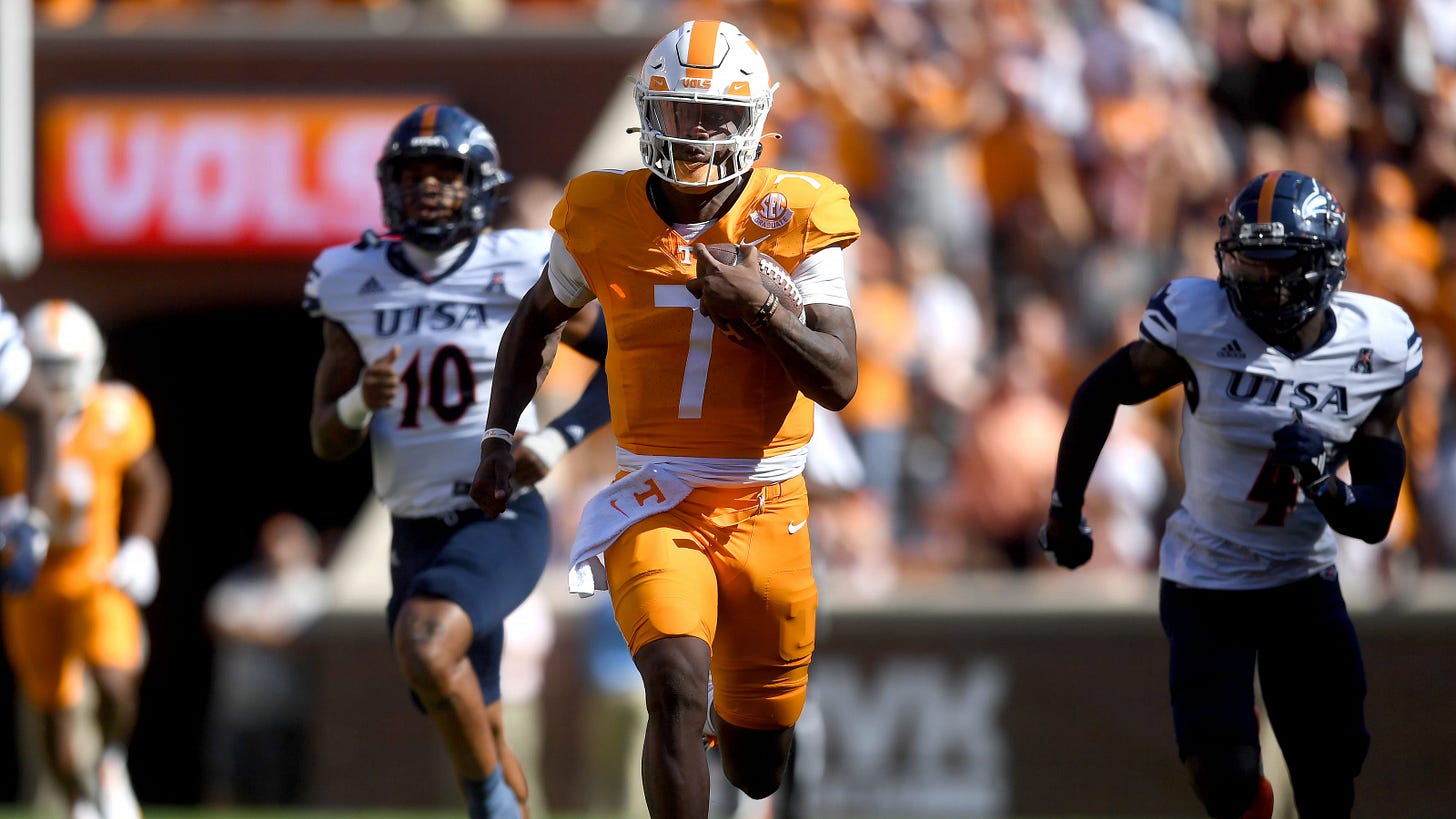 Joe Milton leads offense to runaway win for Tennessee football over UTSA