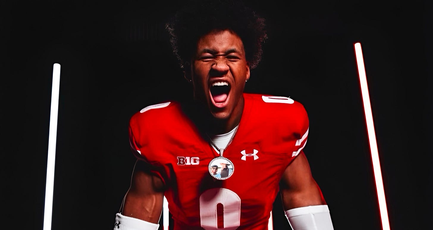 Wisconsin safety commit James “Trey” Roberson Wisconsin safety commit James “Trey” Roberson