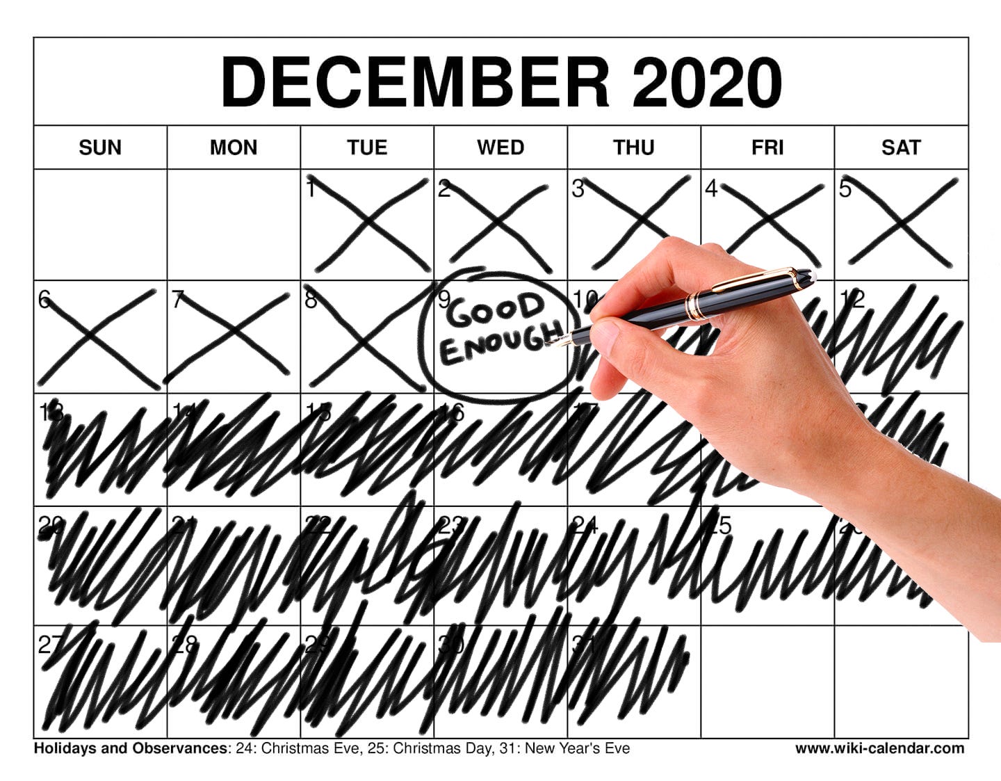 december calendar