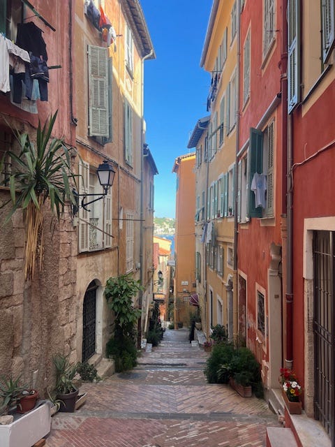 Cours Saleya Market and the streets of Old Town Nice