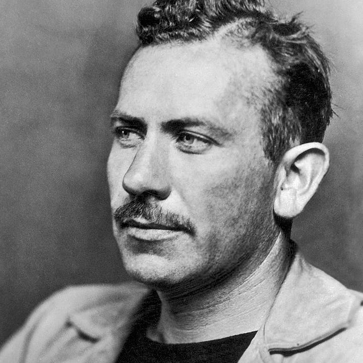 Toni Morrison and John Steinbeck
