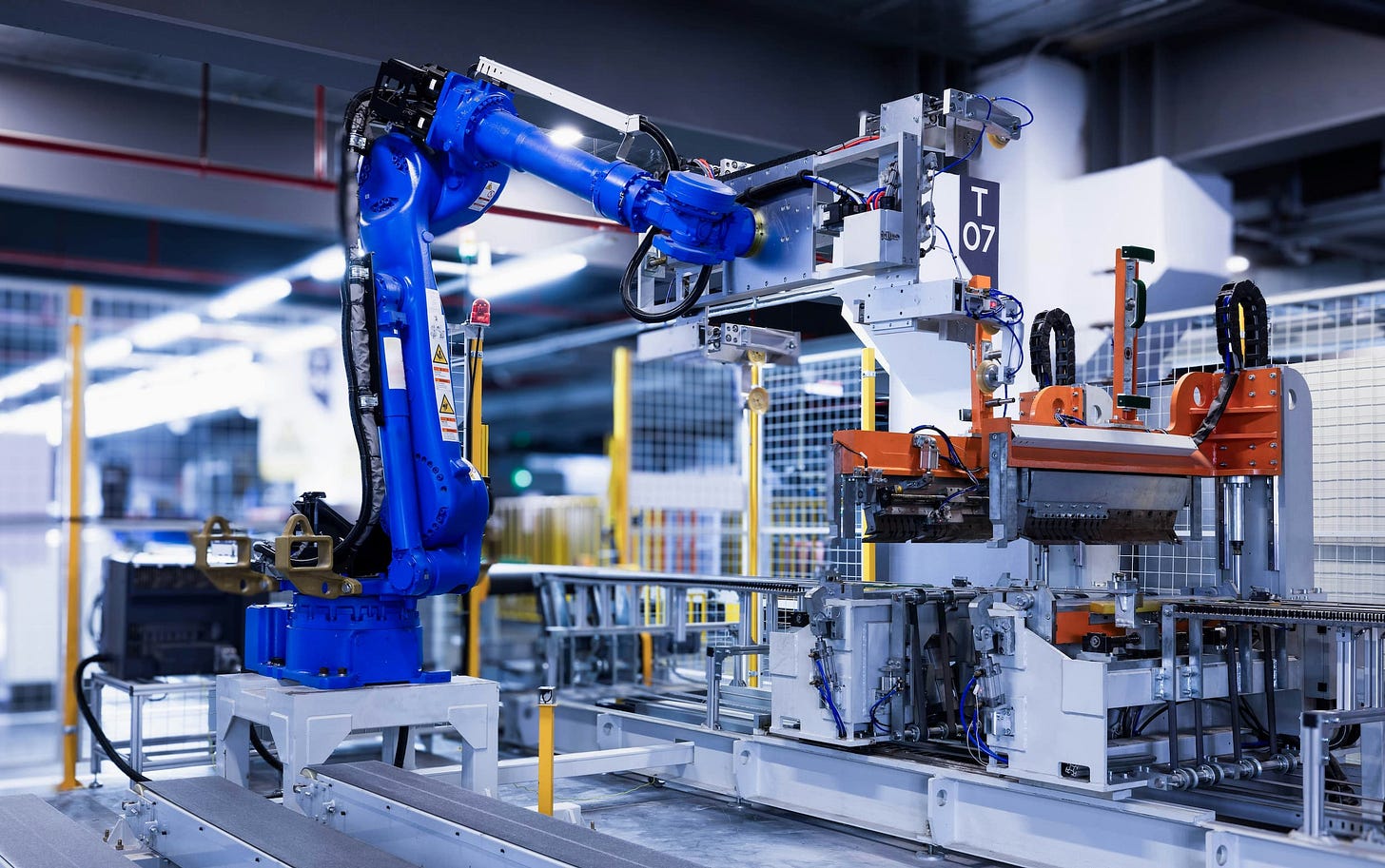 Automated EV battery installation, China. November 2025.