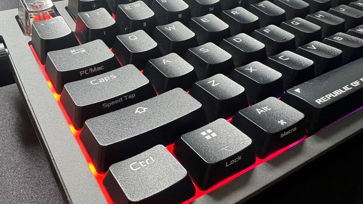 Asus ROG Strix Morph 96 PC/Mac keys Asus ROG Strix Morph 96 PC/Mac keys