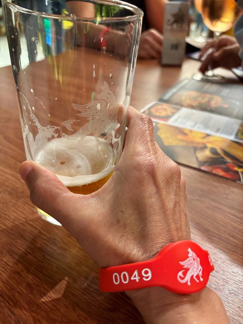 A hand holding a glass of beer

AI-generated content may be incorrect.