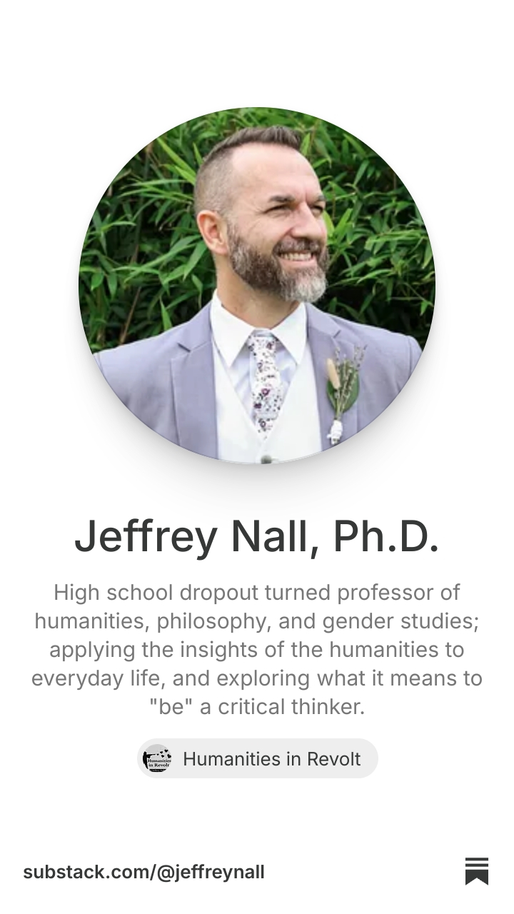 Jeffrey Nall, Ph.D. | Substack