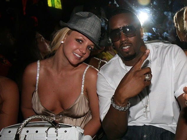 Britney and Diddy are pictured together on September 8, 2007 at The Hard Rock Hotel and Casino, which is now known as Virgin Hotels Las Vegas