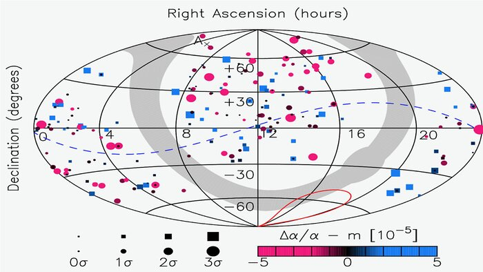 Full sky map of bright quasars