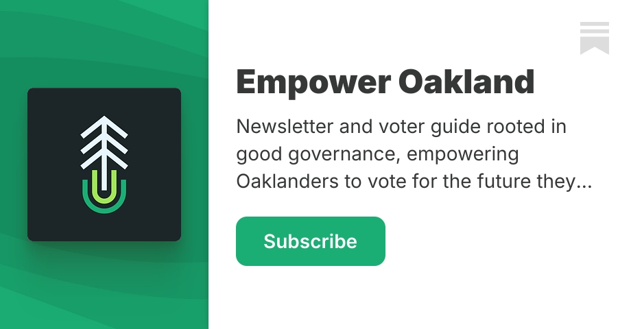 Empower Oakland | reze wong | Substack