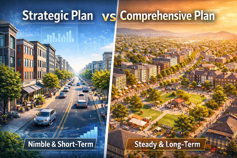 Strategic Plan Vs Comprehensive Plan - by Alan Booker
