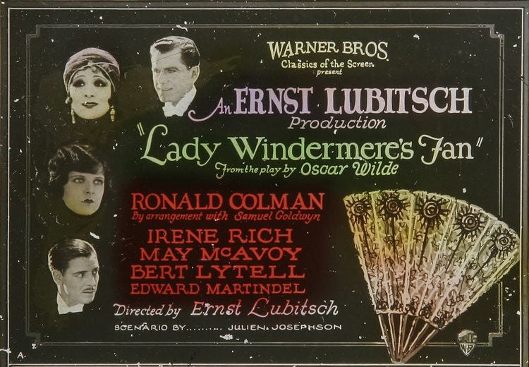 Movies: “Lady Windermere’s Fan”