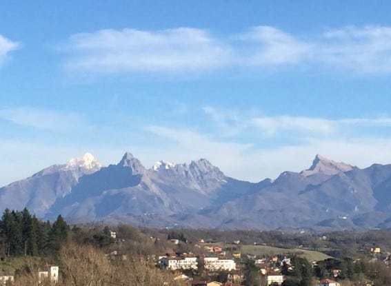 apuan alps in february apuan alps in february