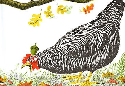 Paul Galdone Illustration - Henny Penny