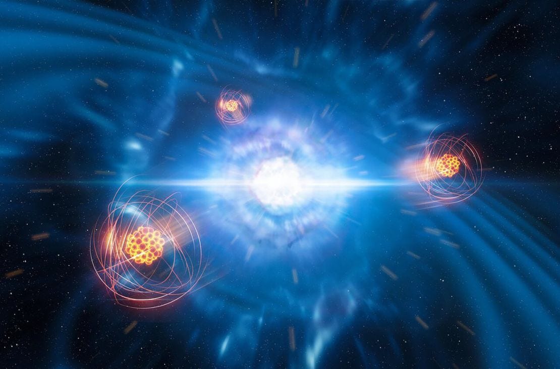 Neutron star collision created fireworks element in space | CNN Neutron star collision created fireworks element in space | CNN