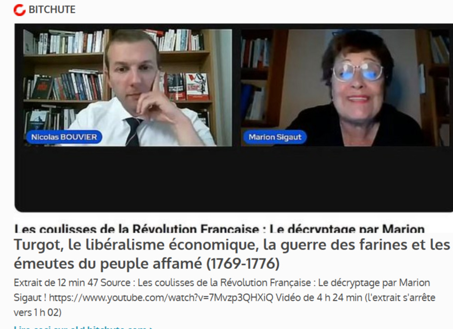 Turgot, le libéralisme économique, la guerre des farines et les émeutes du peuple affamé (1769-1776)