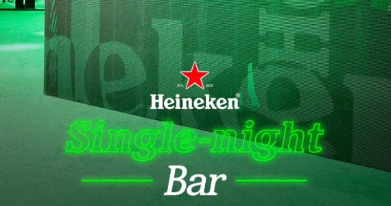 Heineken estende Single Night Bar em SP