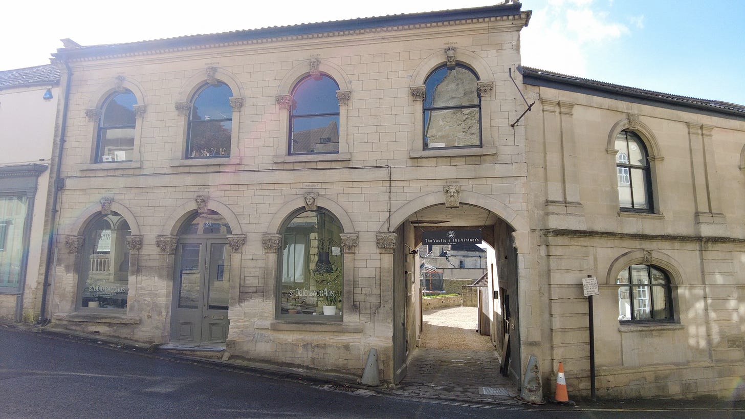 The Vaults number 24 Silver Street, Bradford on Avon, Wiltshire