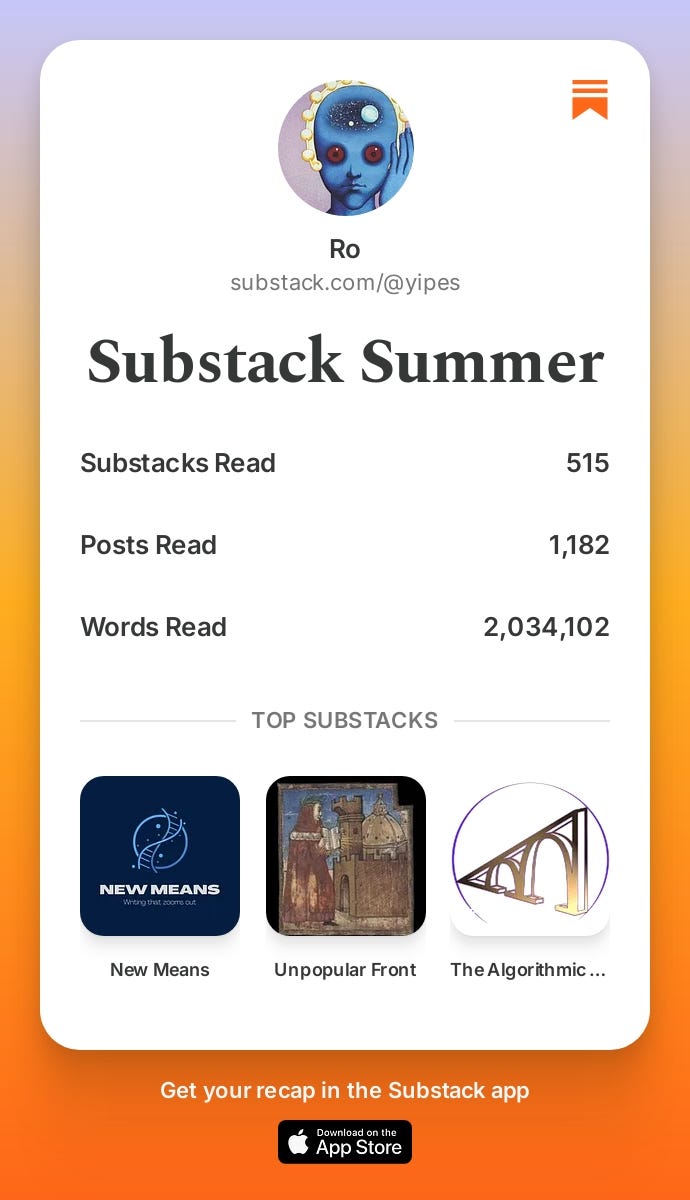 Substack Summer
