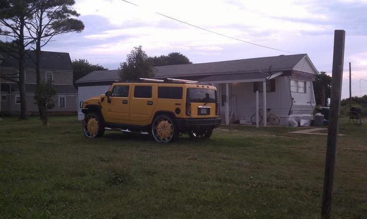 Horntown Hummer This photo was taken by Larry Dodd in the small hamlet of Horntown, Virginia.