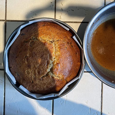 baking cake
