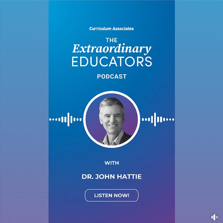 Professor John Hattie shills for i-Ready by Curriculum Associates