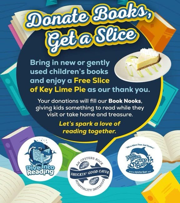 Donate a Book, Get a Slice: Oyster Bar Campaign Supports Childhood Literacy