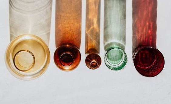 Image of coloured glass refracting the light | The Dance, a Substack by Simone-Claire Louw