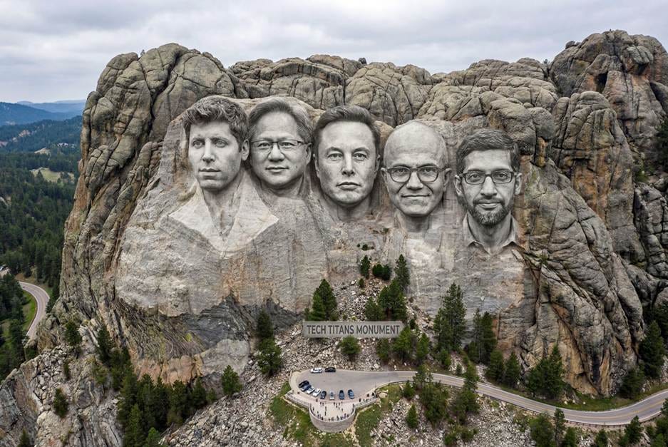 A group of men's faces carved into a rock with Mount Rushmore National Memorial in the background

AI-generated content may be incorrect.