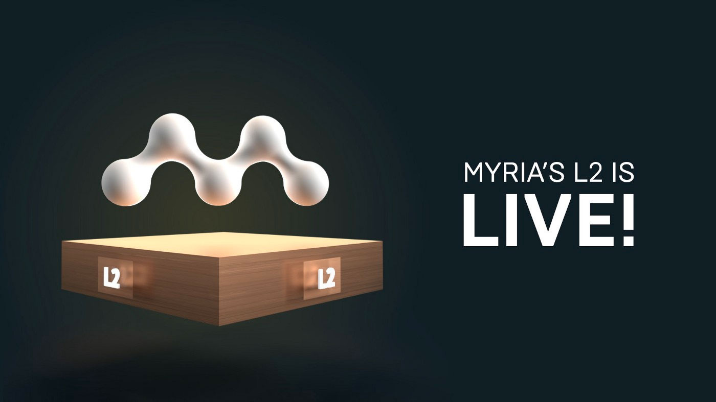 The Myria Layer 2 Chain and SDKs are Live
