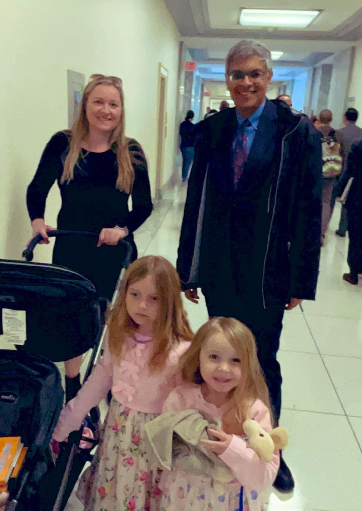 May be an image of 4 people, child, people standing and indoor