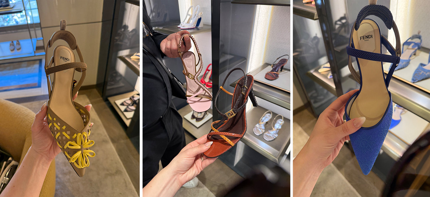 fendi heels