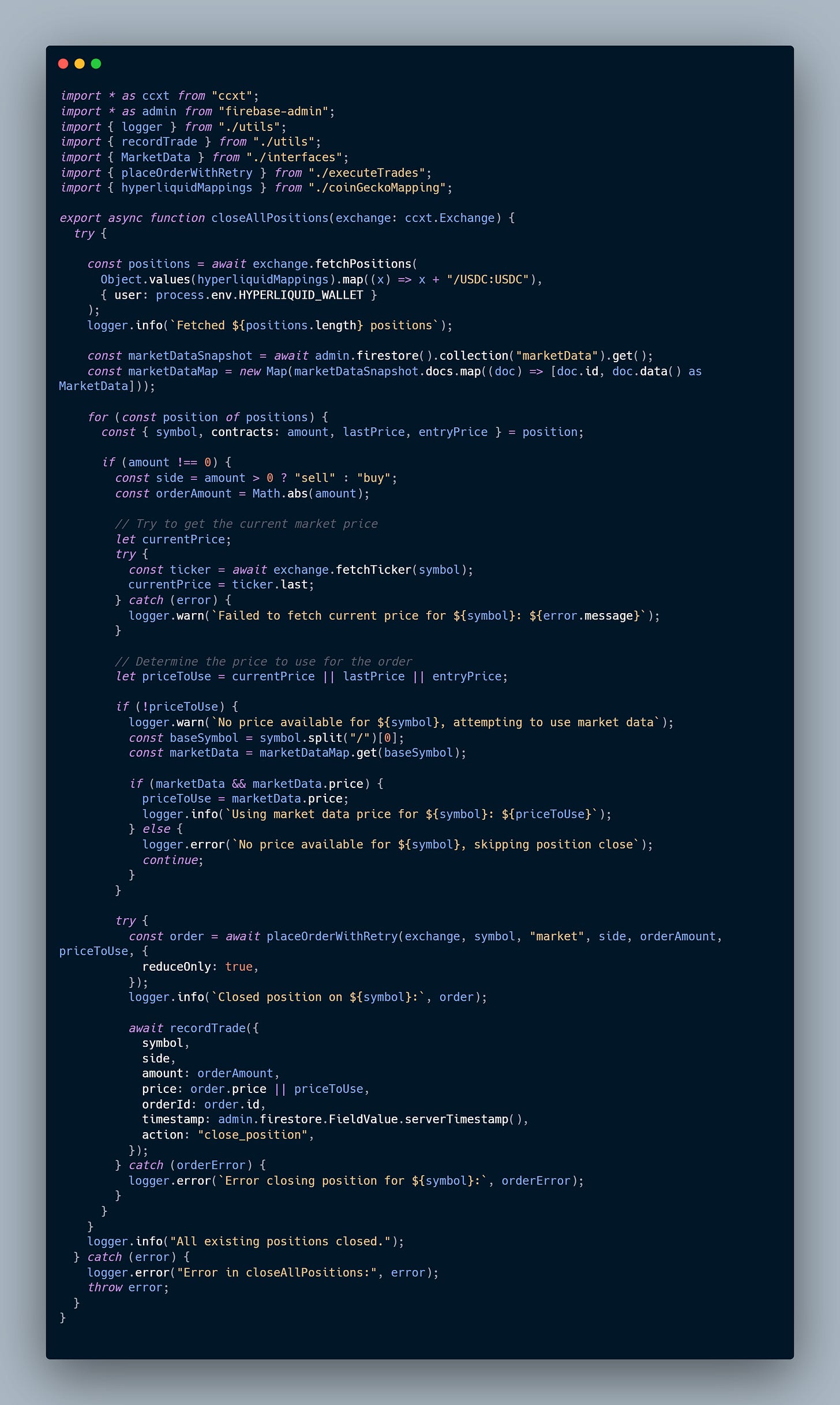 Building an Automated Trading System on Hyperliquid Exchange using AI
