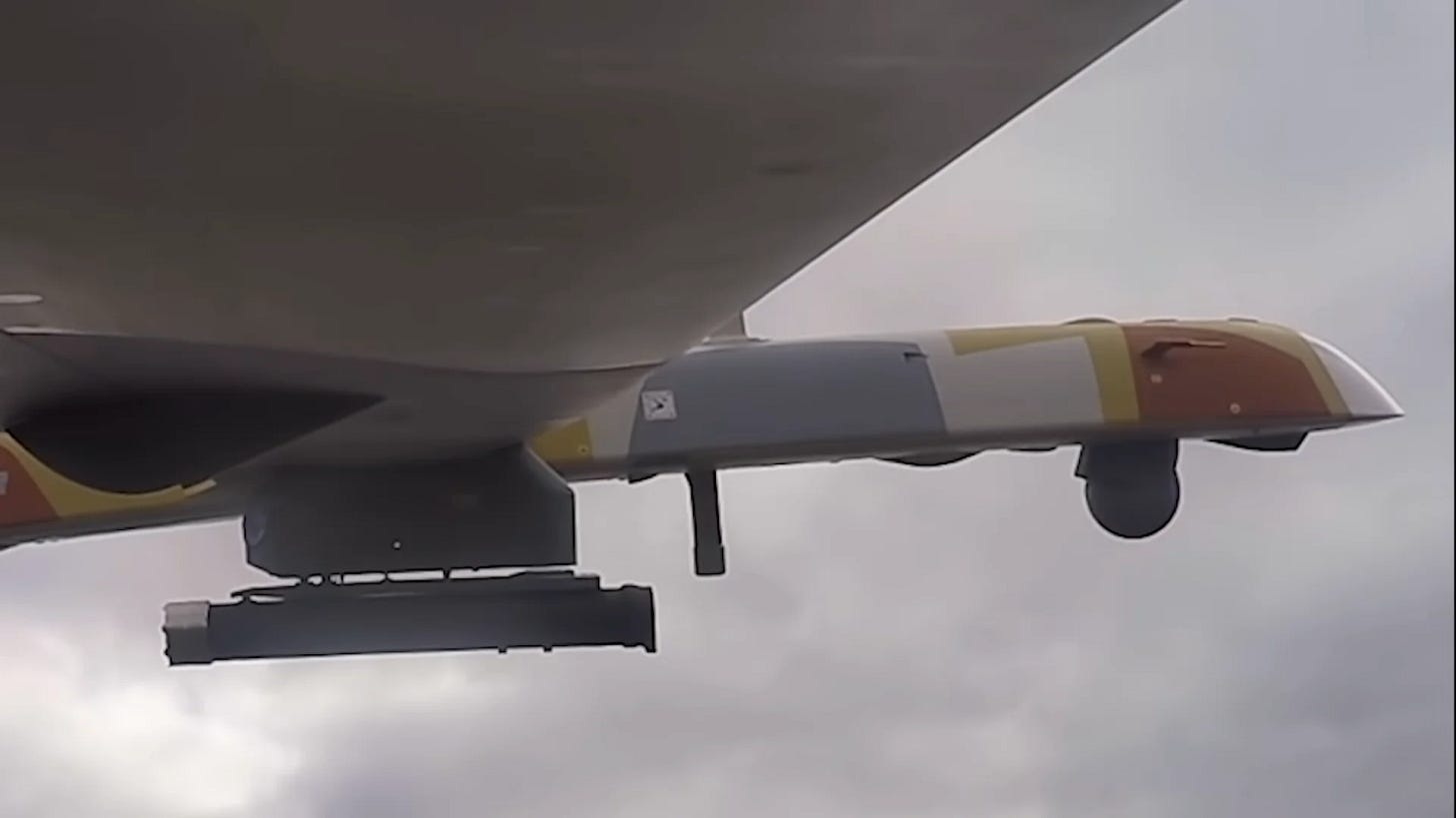 A Russian Orion drone in action over Ukraine