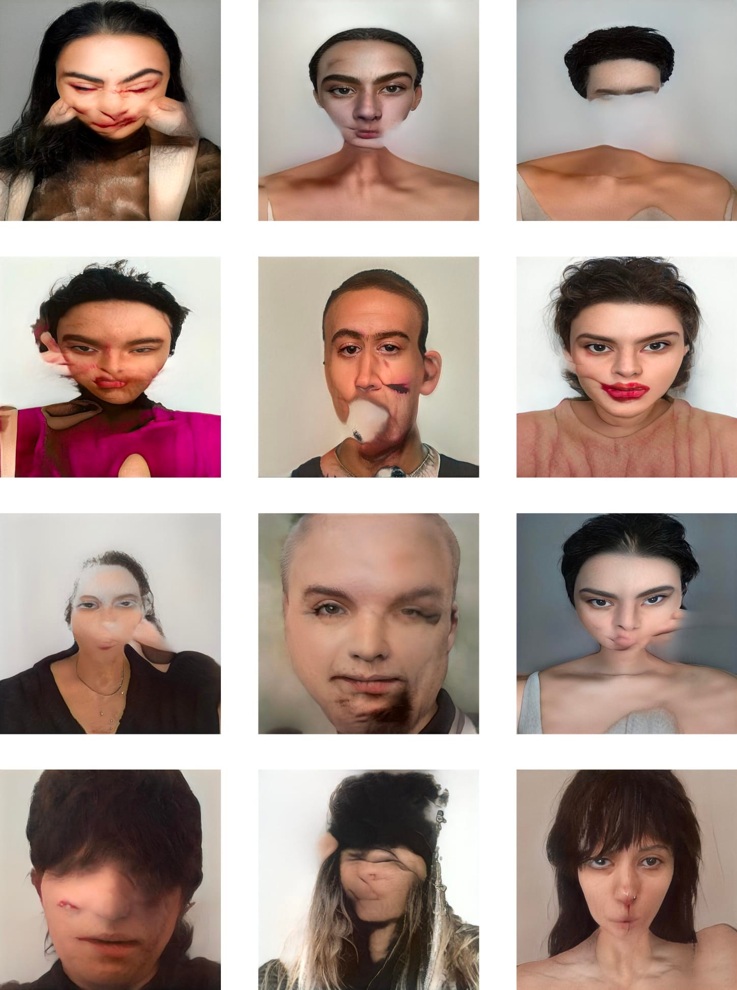 Ben Cullen Williams and Isamaya Ffrench, Past Life Grid, 2021. Courtesy of the artist.