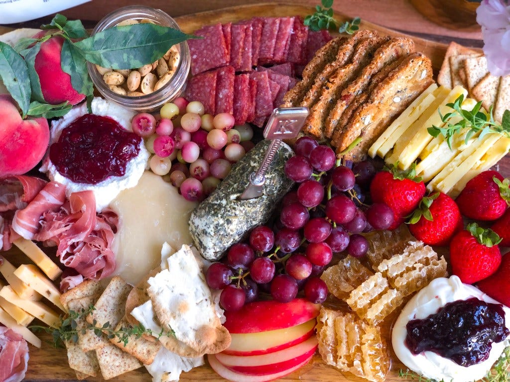 Midsummer Cheese Board - The Rose Table Midsummer Cheese Board - The Rose Table