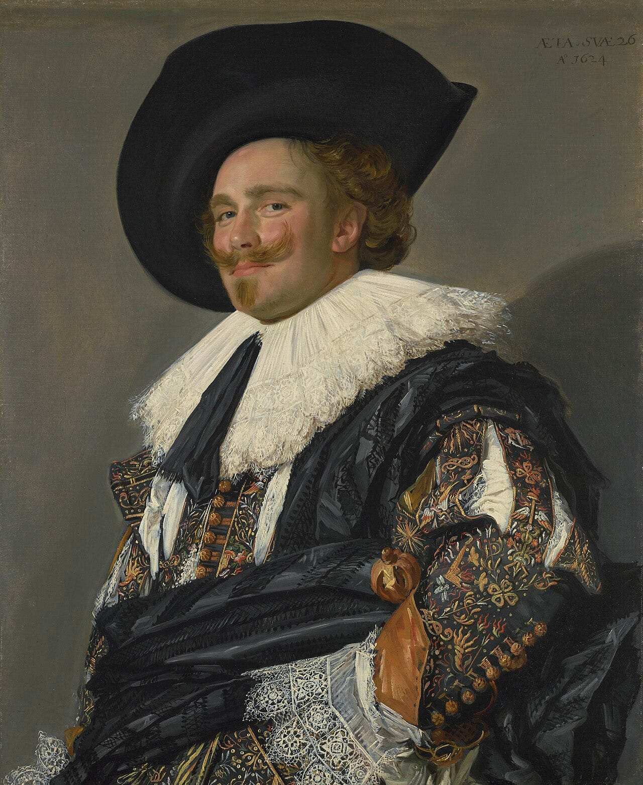 Frans Hals, The Laughing Cavalier, 1624 Frans Hals, The Laughing Cavalier, 1624