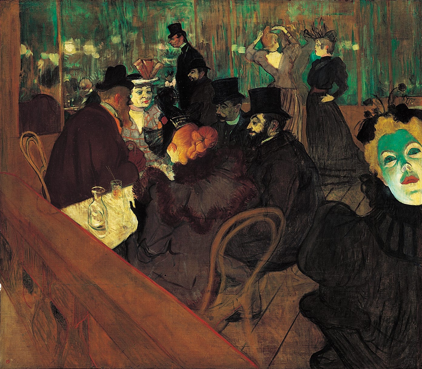Toulouse-Lautrec, at the Moulin rouge Toulouse-Lautrec, at the Moulin rouge