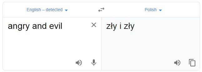 Screenshot of translation.