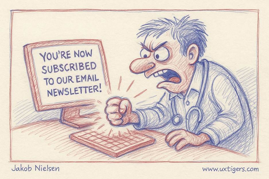 A cartoon of a doctor yelling at a computer

AI-generated content may be incorrect.