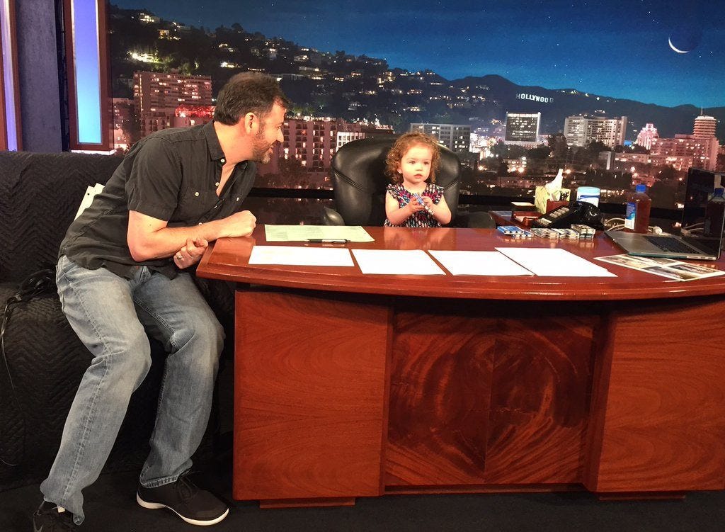 Jimmy Kimmel's daughter makes tv history and Beyonce Jay Z Missing wedding ring Becky 2016 gossip Jimmy Kimmel's daughter makes tv history and Beyonce Jay Z Missing wedding ring Becky 2016 gossip