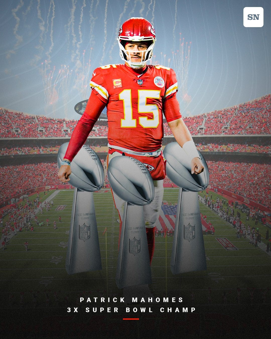 The Sporting News on X: "Patrick Mahomes is now a three time Super Bowl  champion 🏆🏆🏆 https://t.co/sK3ZvsegSl" / X