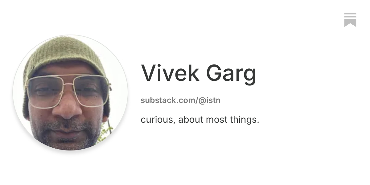 Vivek Garg | Substack