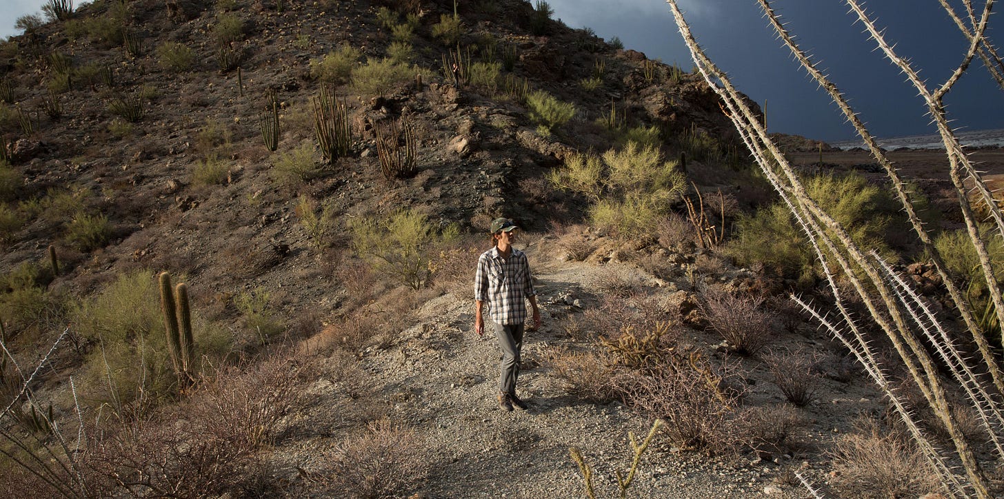 Scott Warren visits the site of the now closed copper mines, which operated until the 1970's. Scott's doctorate focused on the history of the town and it's role in shaping the border policies that are here today.