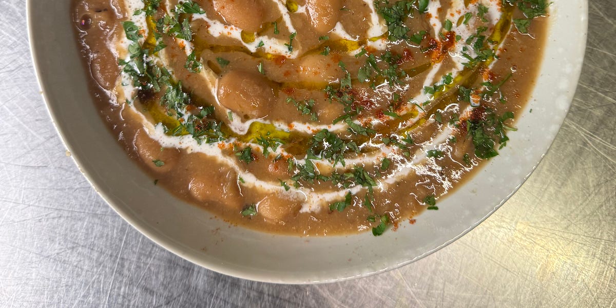 FRENCH ONION + BUTTER BEAN SOUP - by Alfie Steiner