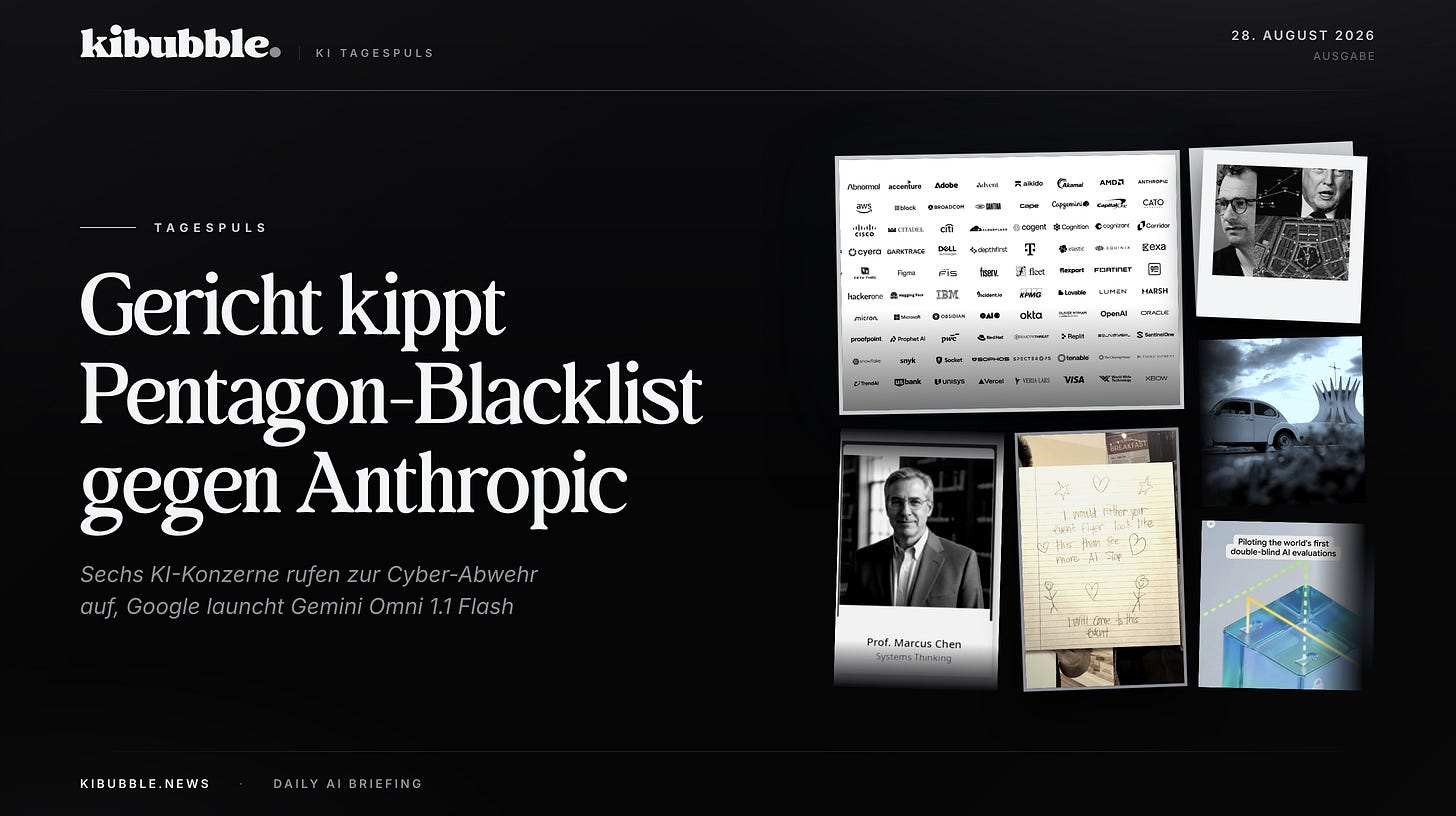 Anthropic siegt gegen Pentagon: Gericht kippt KI-Blacklist Anthropic siegt gegen Pentagon: Gericht kippt KI-Blacklist