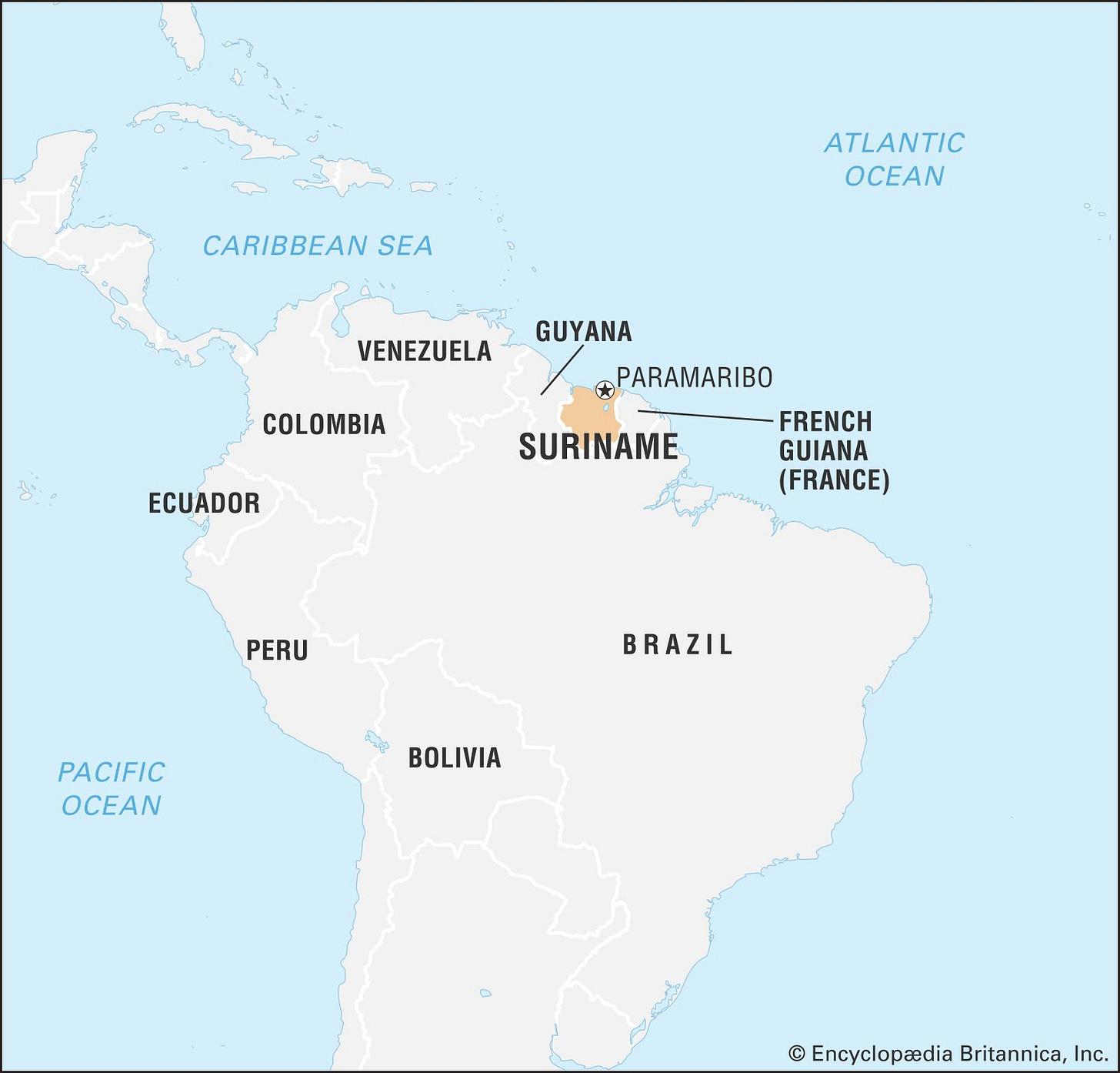Suriname | History, Geography, Politics, Culture, Language, Location,  People, Religion, & Map | Britannica